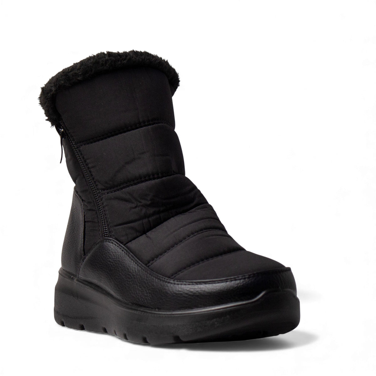 Europeon Union Women Black WaterProof Half Boot #4537