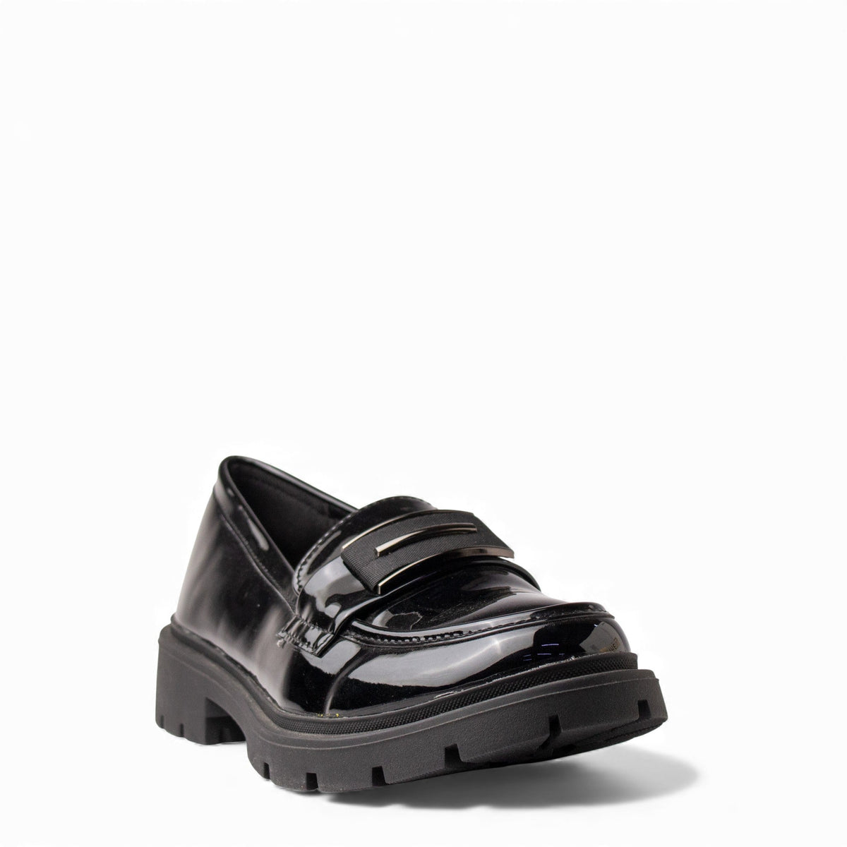 Europeon Union Women Black VernisLeather Shoes #4550