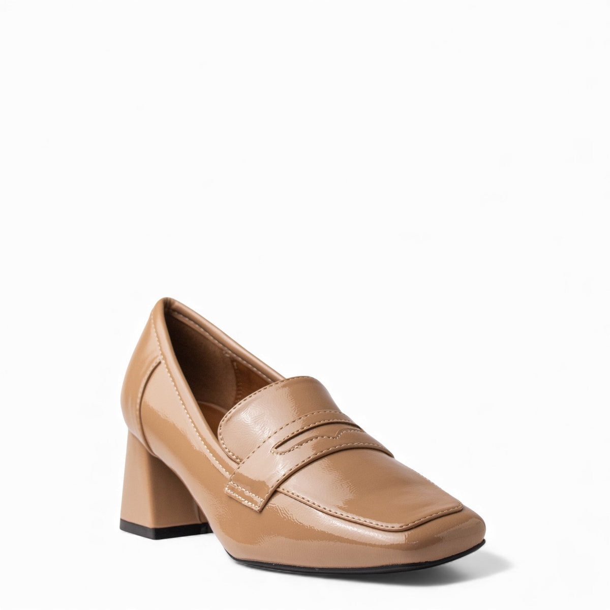 Europeon Union Women Beige VernisLeather Shoes #4558