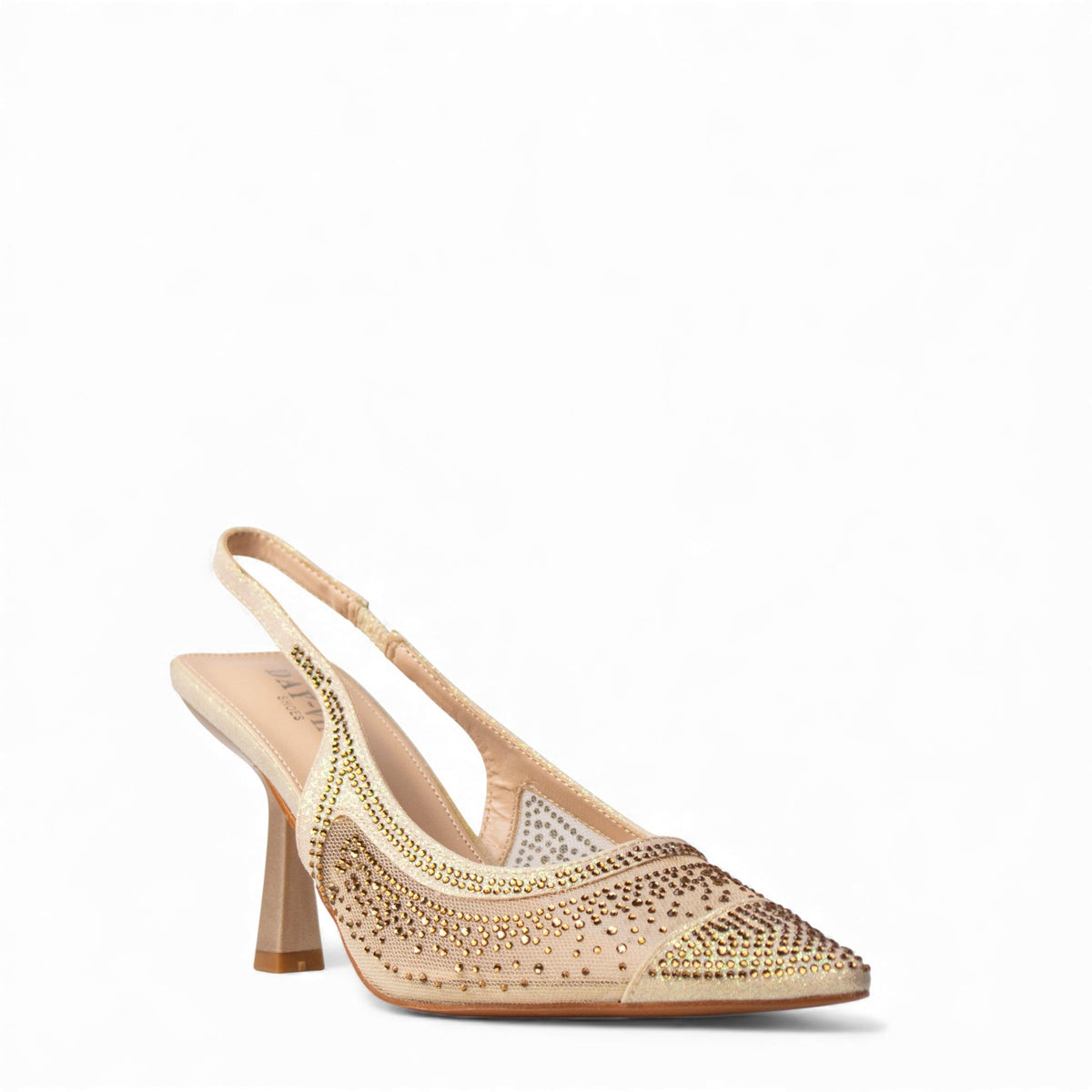 Europeon Union Women Gold Glitter Soiree Sandal #4584