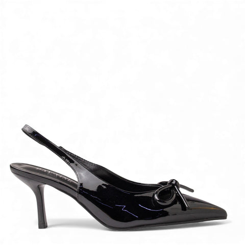 Europeon Union Women Black VernisLeather Heels #4585