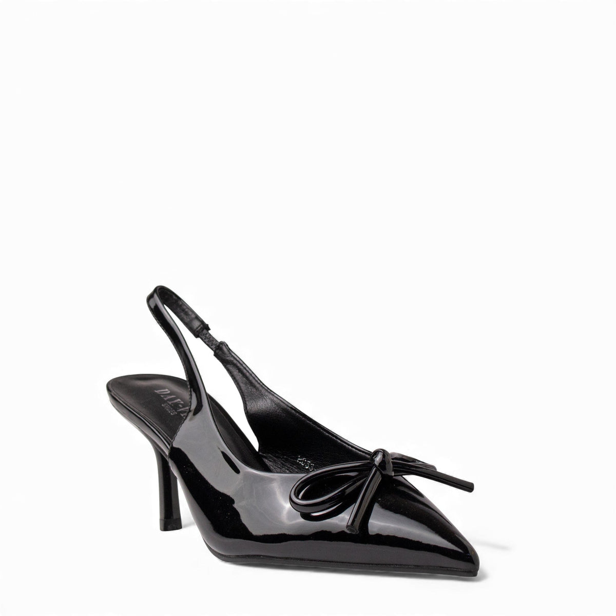 Europeon Union Women Black VernisLeather Heels #4585
