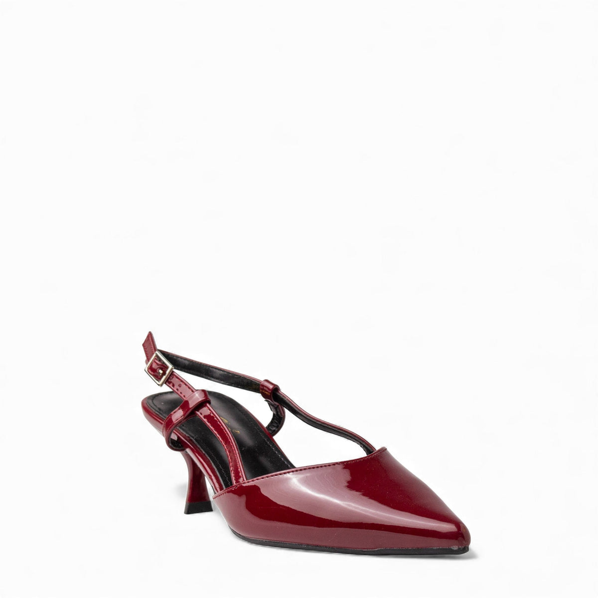 Europeon Union Women Maroon VernisLeather Heels #4597