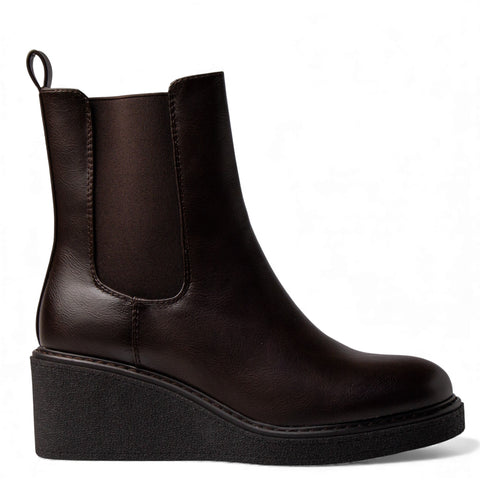 Europeon Union Women Brown Leather Half Boot #4628