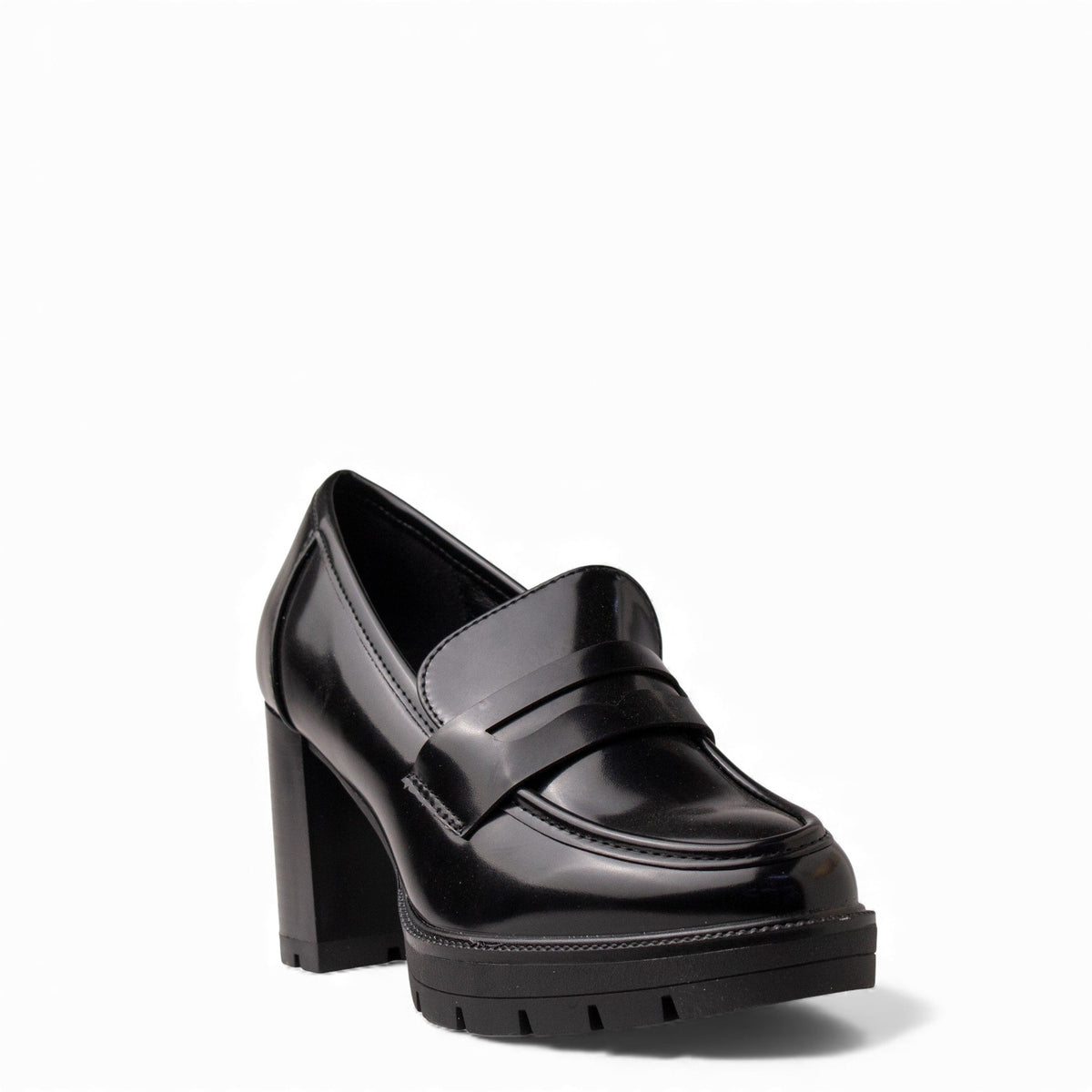 Europeon Union Women Black Leather Shoes #4631