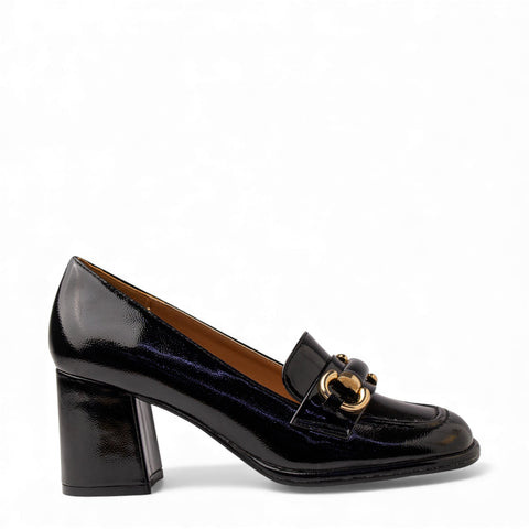 Europeon Union Women Black VernisLeather Shoes #4641