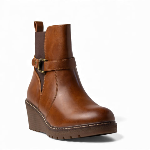 Europeon Union Women Havan Leather Half Boot #4684