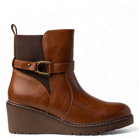 Europeon Union Women Havan Leather Half Boot #4684