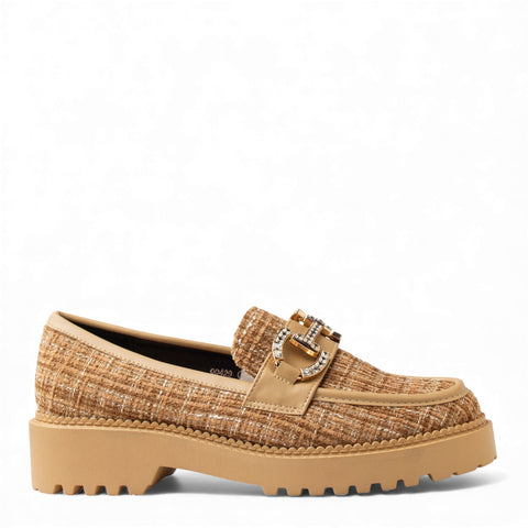 Europeon Union Women Beige Cloth Shoes #4692