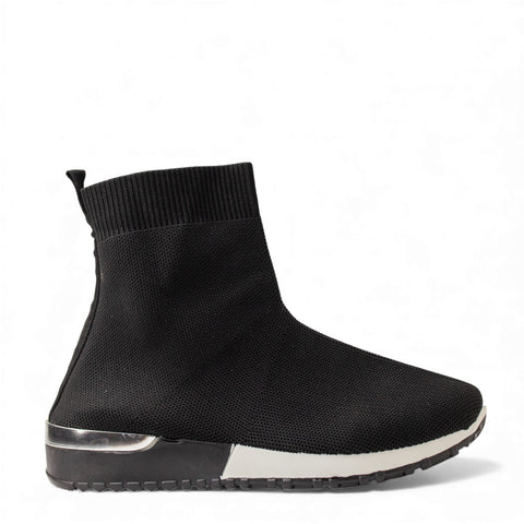 Europeon Union Women Black Cloth Half Boot #4694