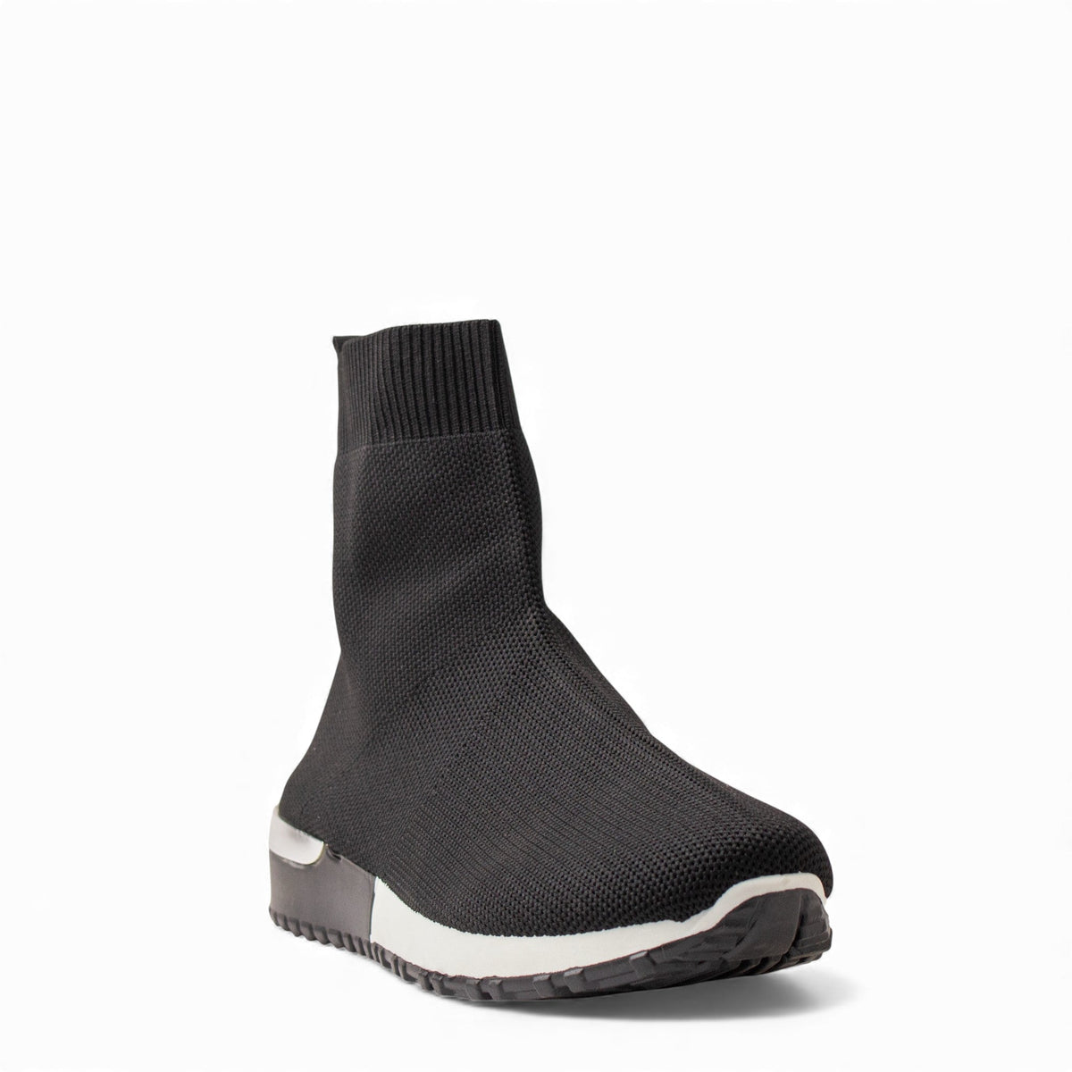Europeon Union Women Black Cloth Half Boot #4694