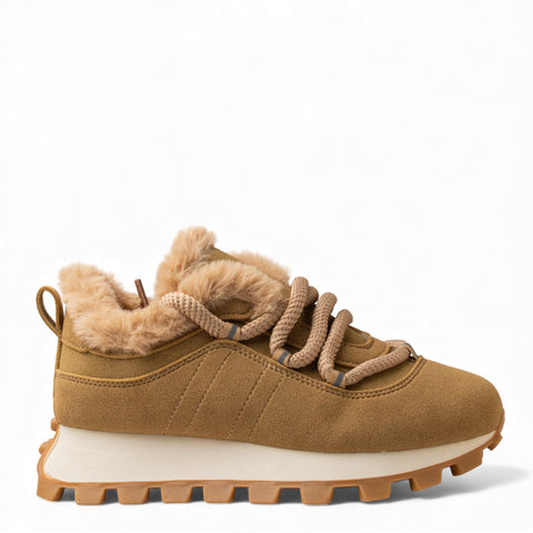 Europeon Union Women Beige Chamois Shoes #4734