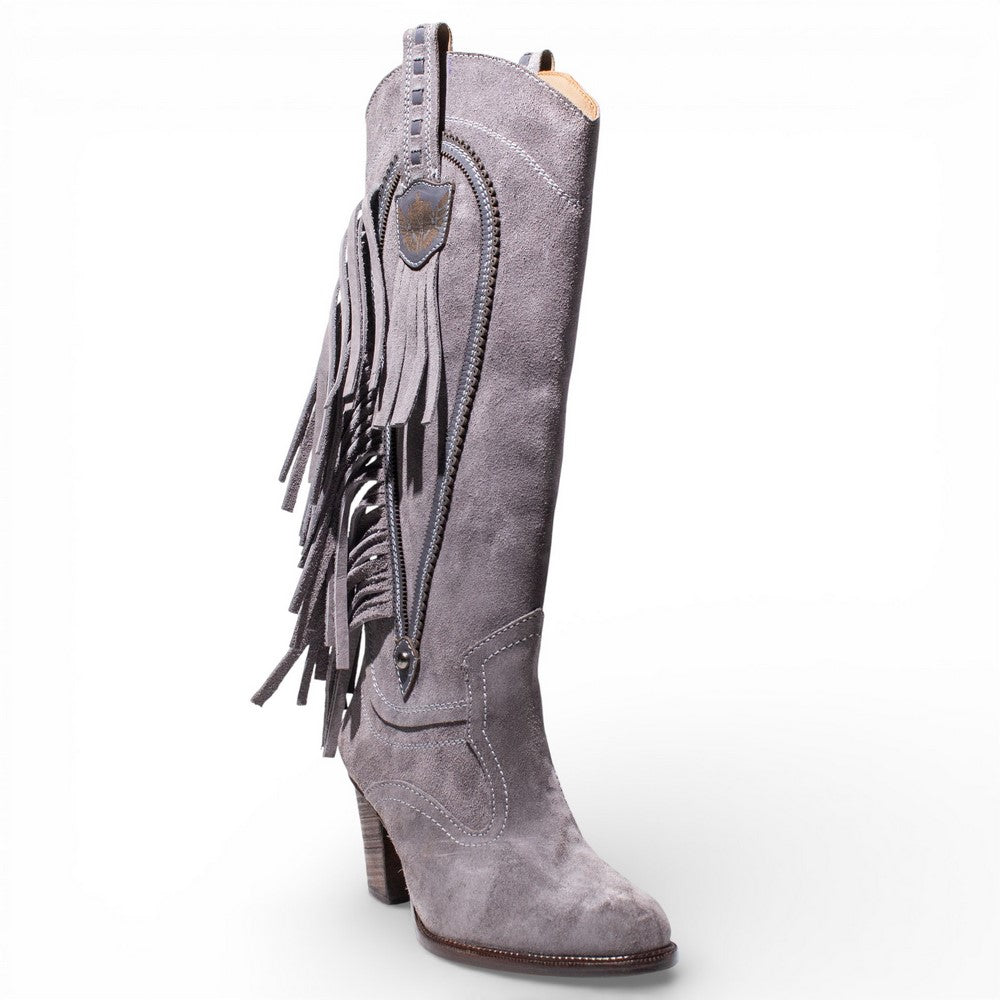 Women Grey Chamois Boot #4741