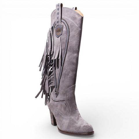 Women Grey Chamois Boot #4741