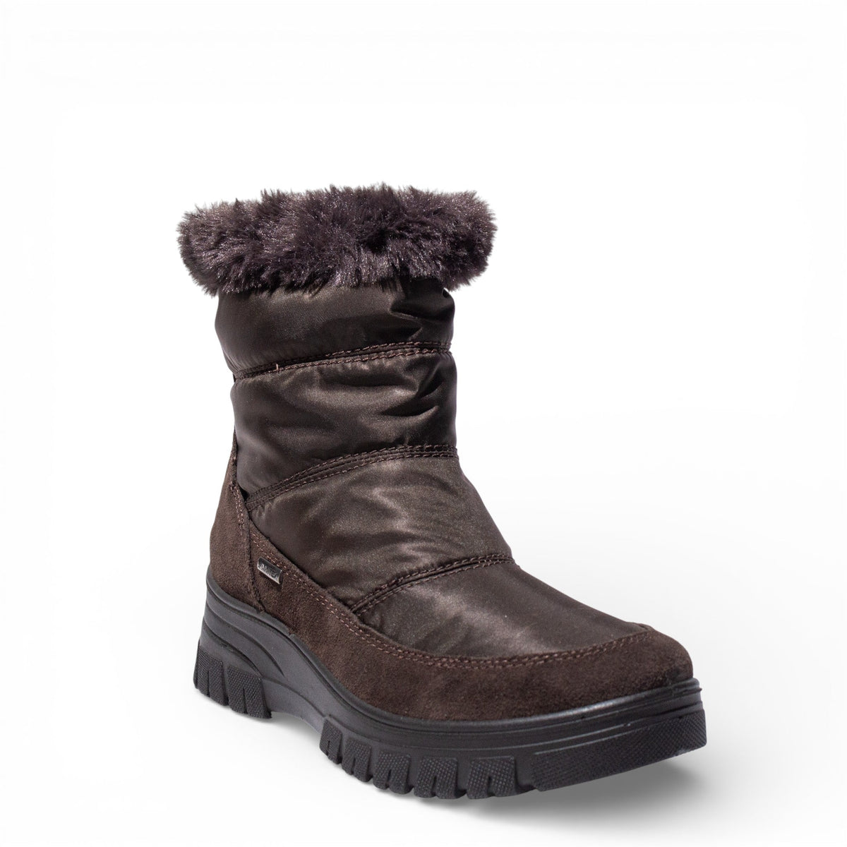 Italian Women Brown WaterProof HalfBoot #4754