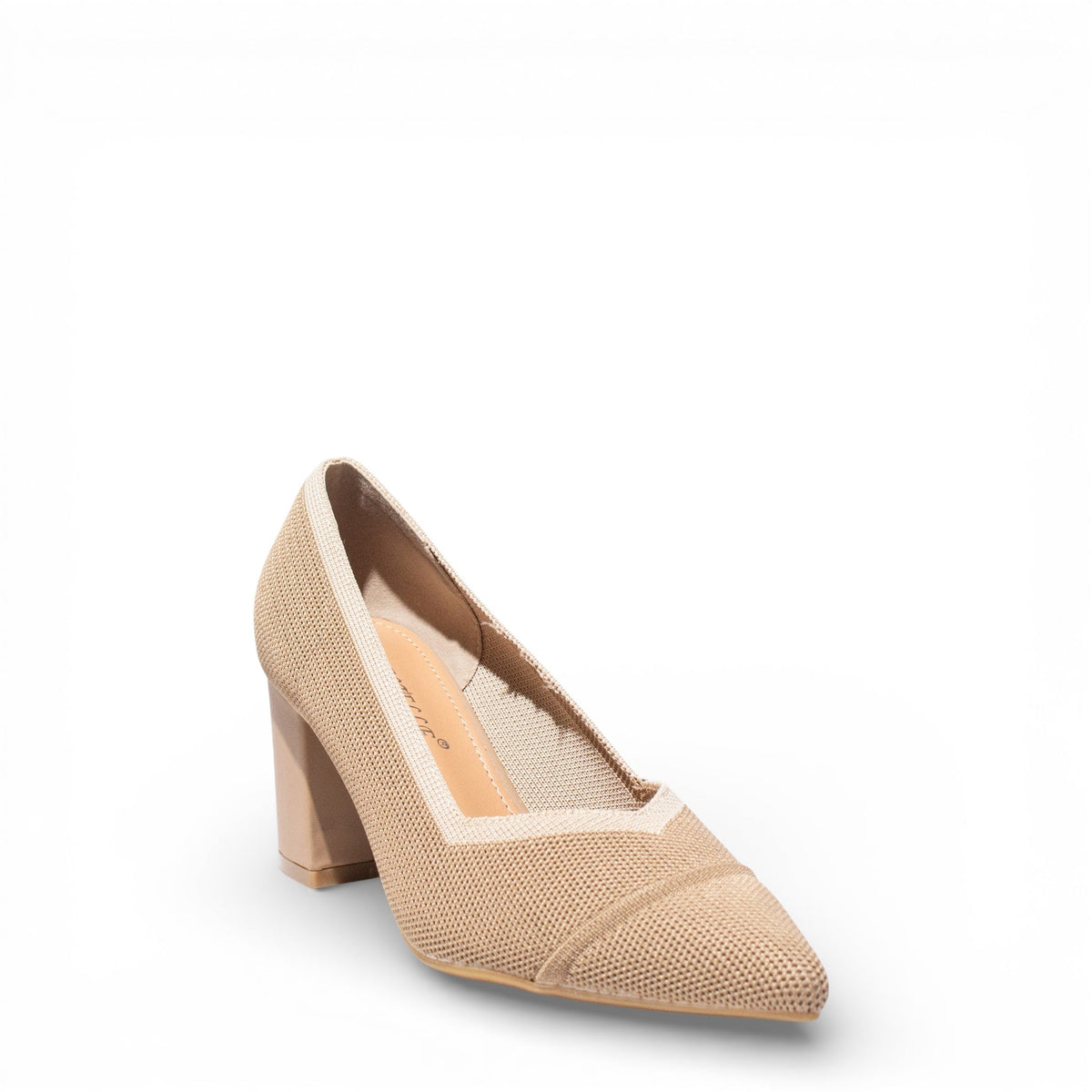 EuropeonUnion Women Beige Cloth Shoes #4773
