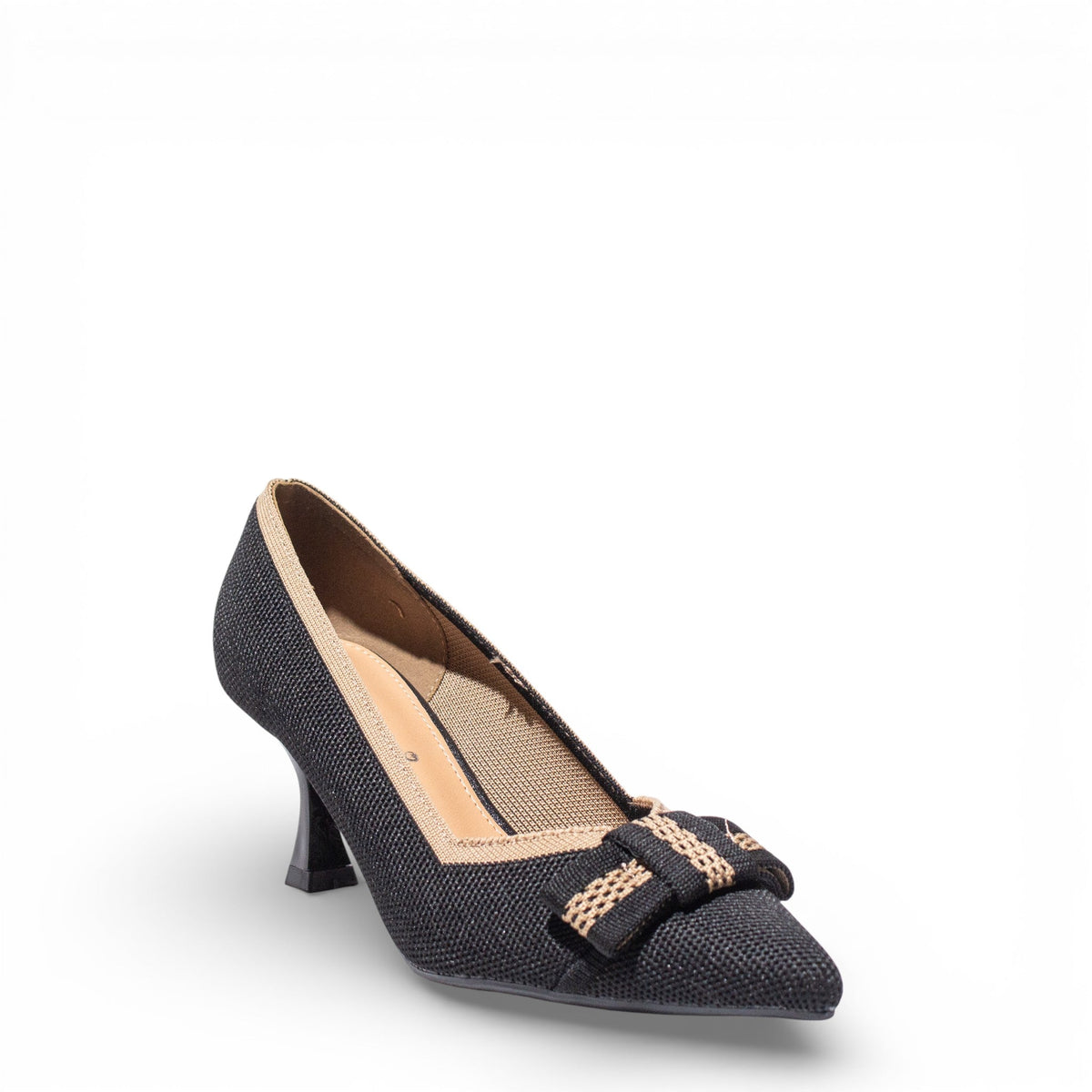 EuropeonUnion Women Black Cloth Shoes #4774