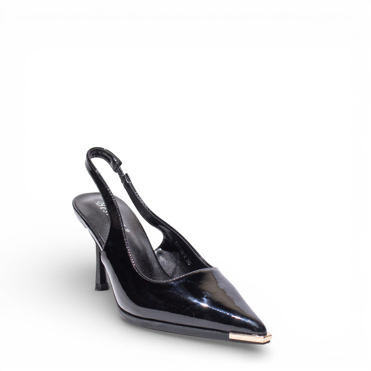 EuropeonUnion Women Black VernisLeather Heels #4781