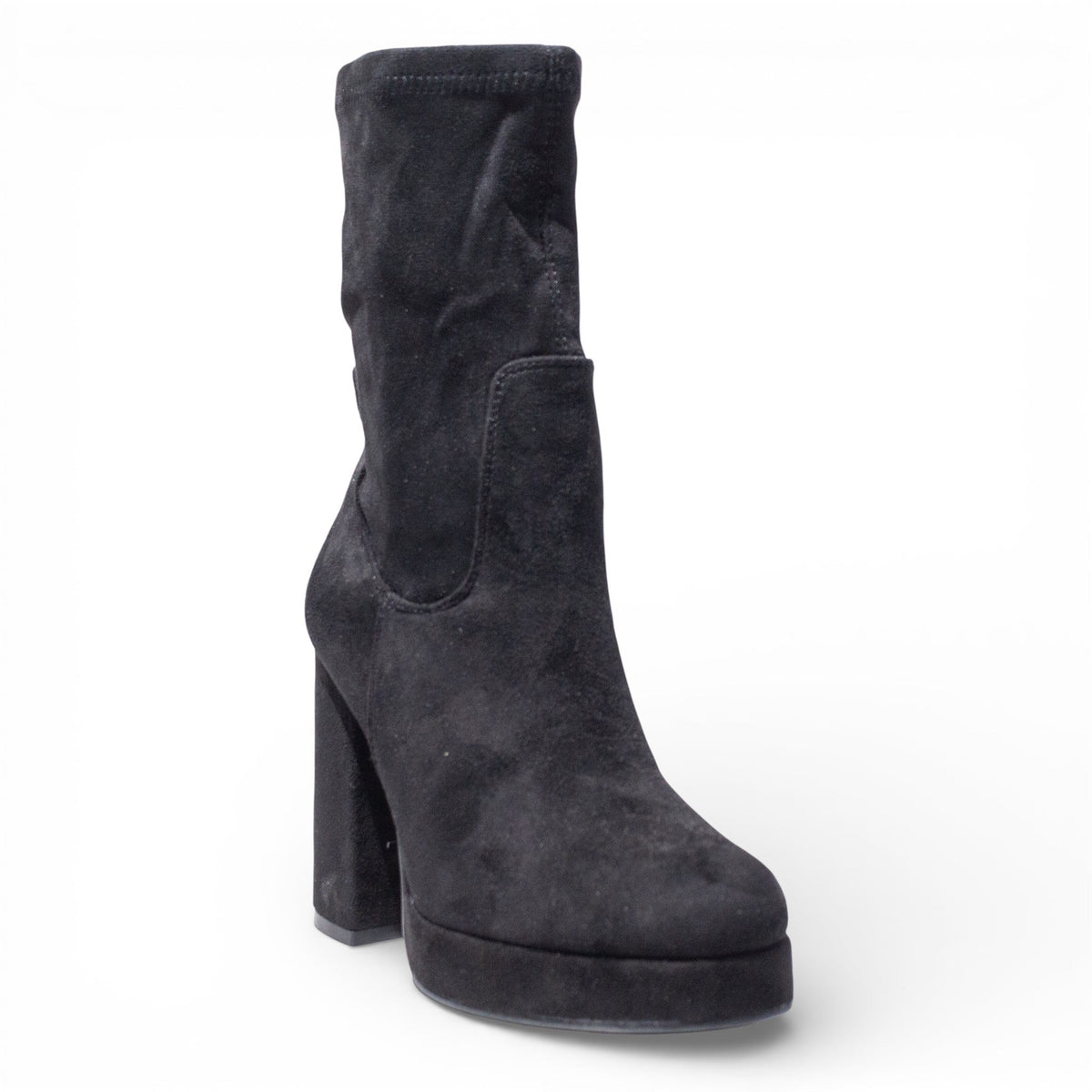 EuropeonUnion Women Black Chamois HalfBoot #4792