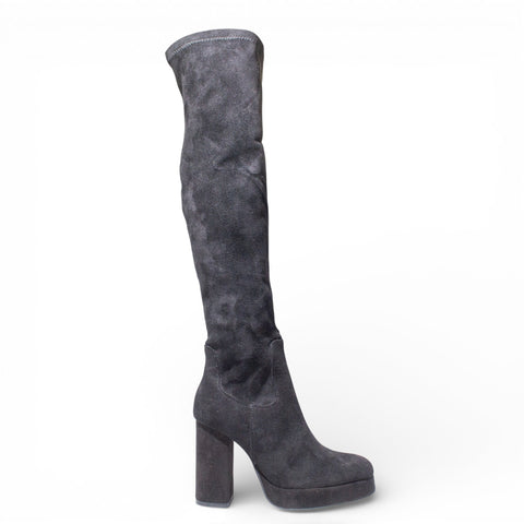 EuropeonUnion Women Black Chamois Boot #4793