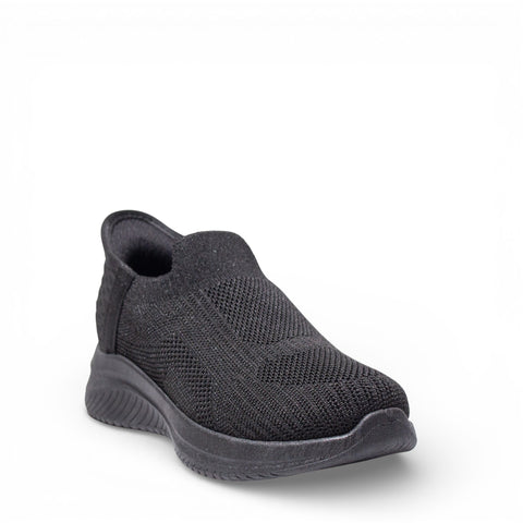 EuropeonUnion Women Black Cloth Shoes #4794