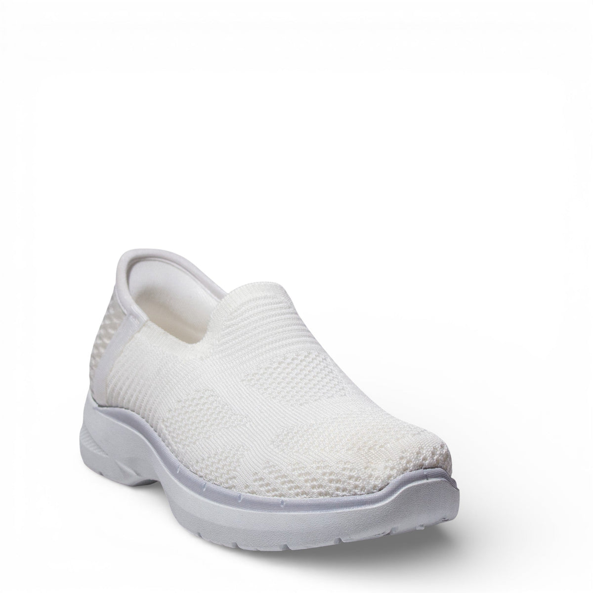 EuropeonUnion Women White Cloth Shoes #4797