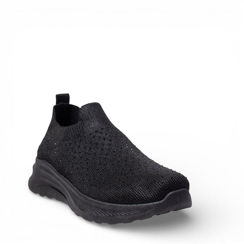 EuropeonUnion Women Black Cloth Shoes #4799