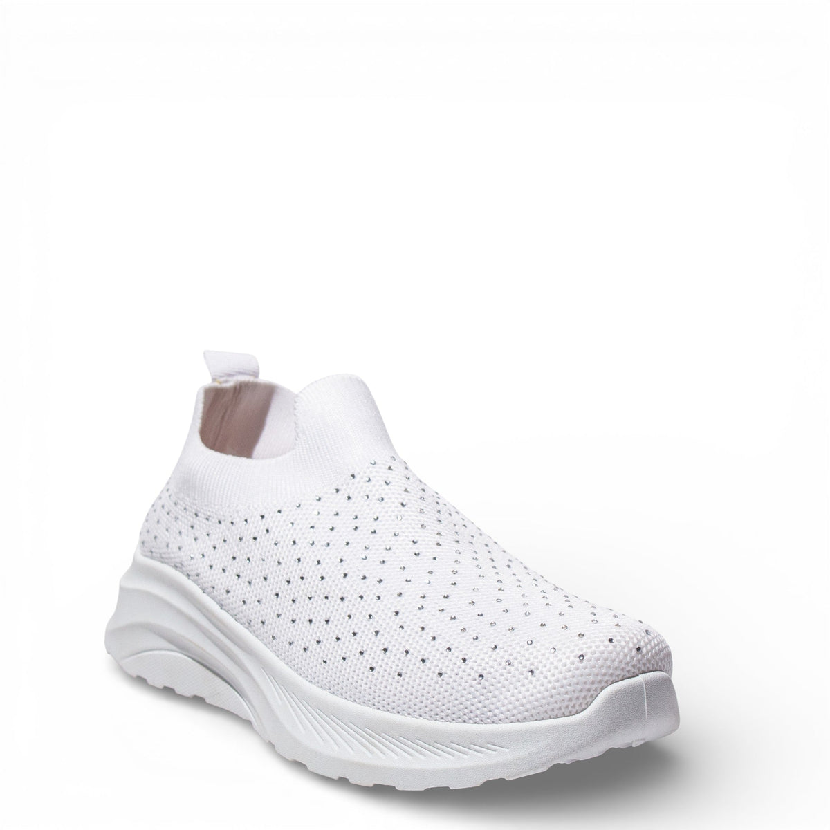 EuropeonUnion Women White Cloth Shoes #4801
