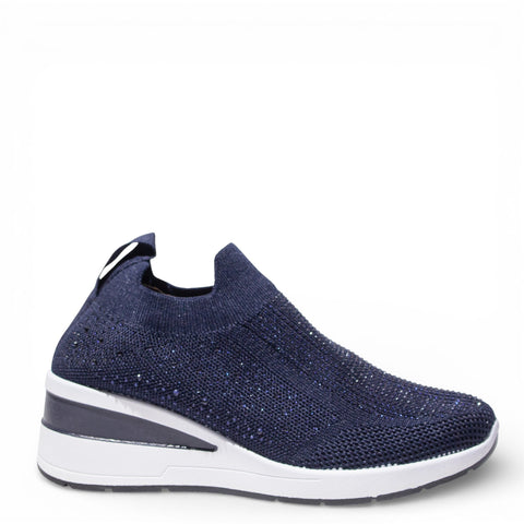 EuropeonUnion Women DarkBlue Cloth Shoes #4803