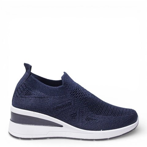 EuropeonUnion Women DarkBlue Cloth Shoes #4807