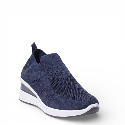 EuropeonUnion Women DarkBlue Cloth Shoes #4807