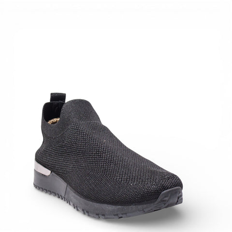 EuropeonUnion Women Black Cloth Shoes #4808