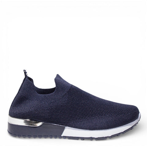 EuropeonUnion Women DarkBlue Cloth Shoes #4809