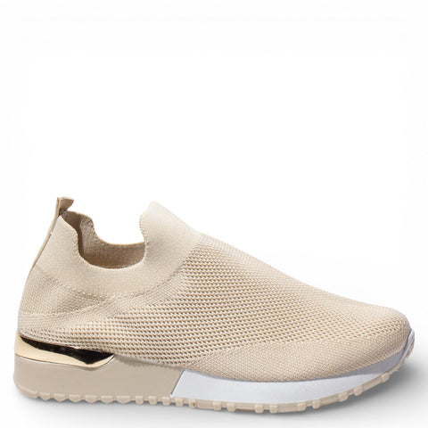 EuropeonUnion Women Beige Cloth Shoes #4810