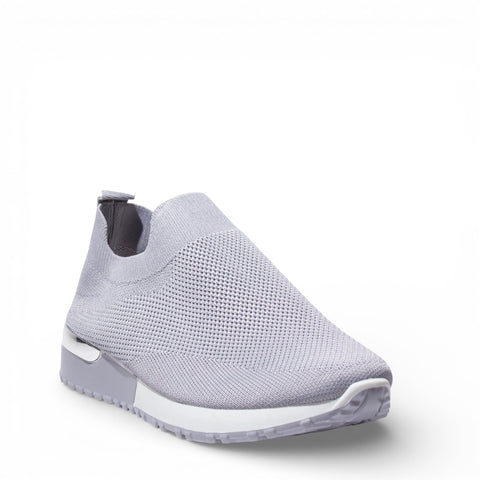 EuropeonUnion Women Grey Cloth Shoes #4811