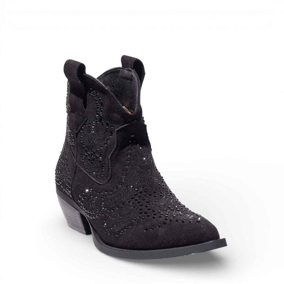 EuropeonUnion Women Black Chamois HalfBoot #4820