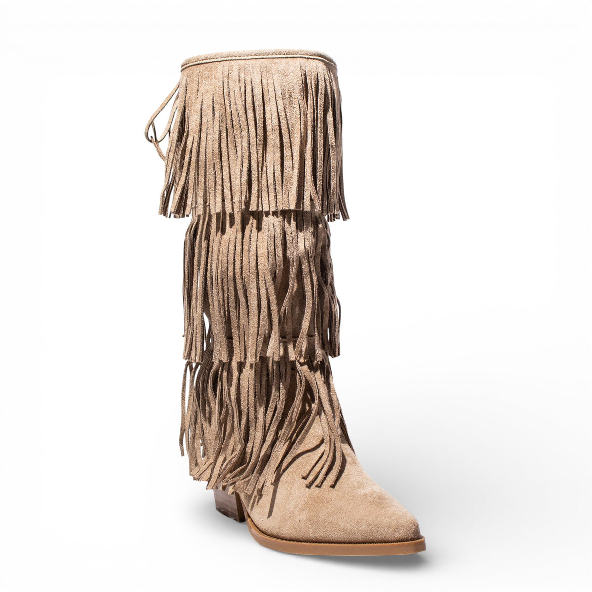 EuropeonUnion Women Beige Chamois Boot #4833