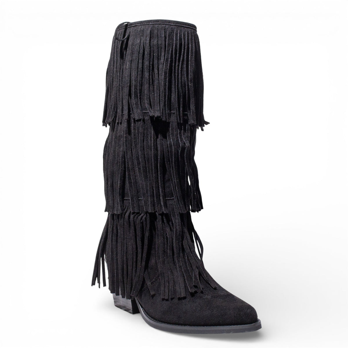 EuropeonUnion Women Black Chamois Boot #4834