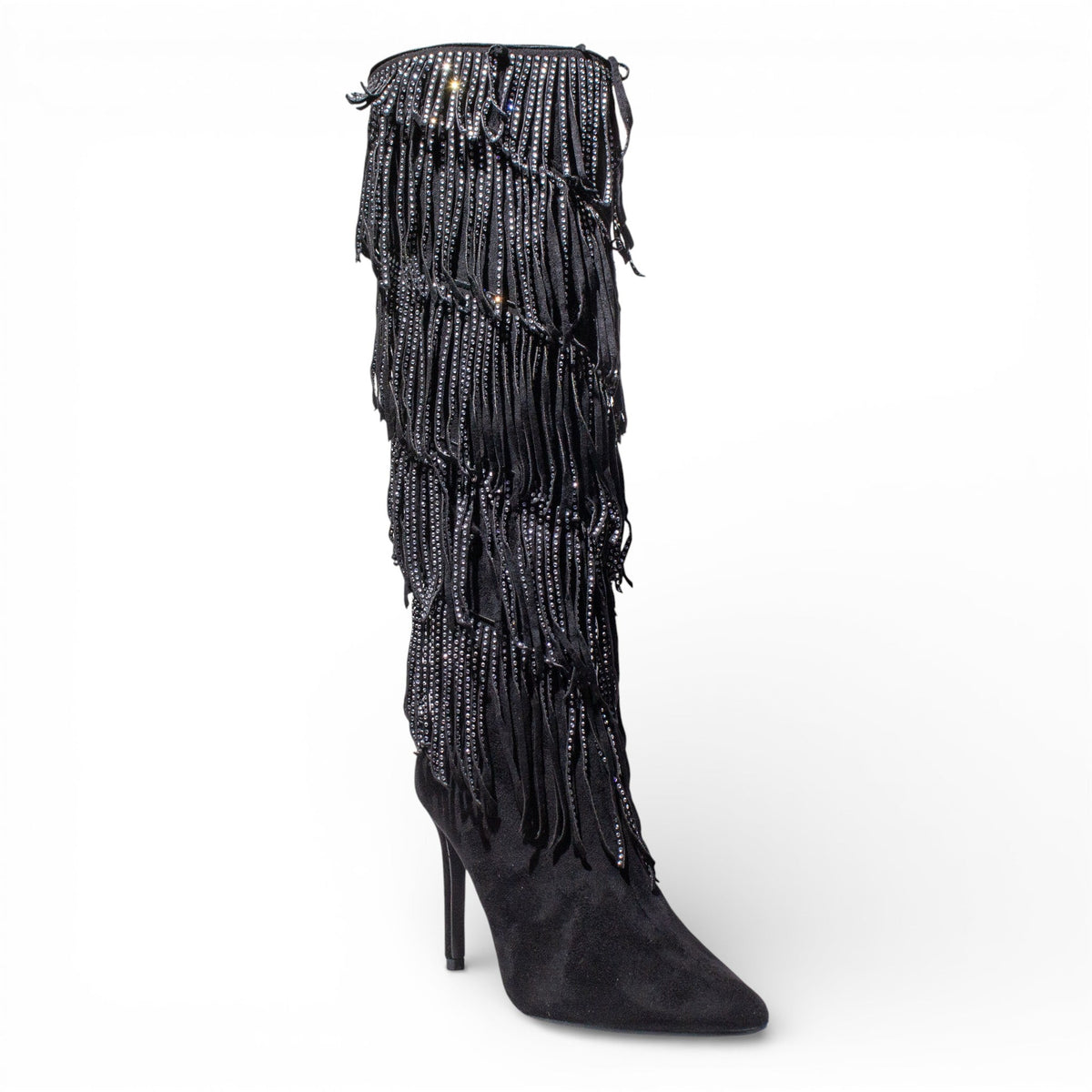 EuropeonUnion Women Black Chamois Boot #4842