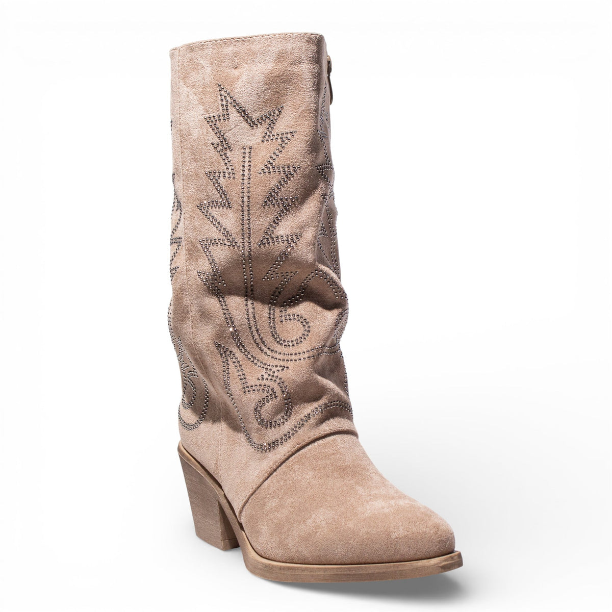 EuropeonUnion Women Beige Chamois Boot #4843