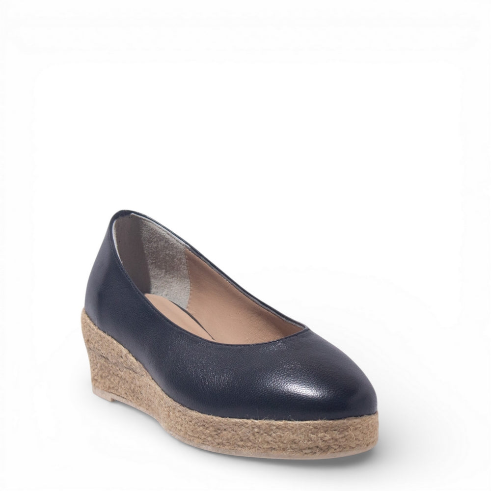 Women Black Leather Shoe #4850