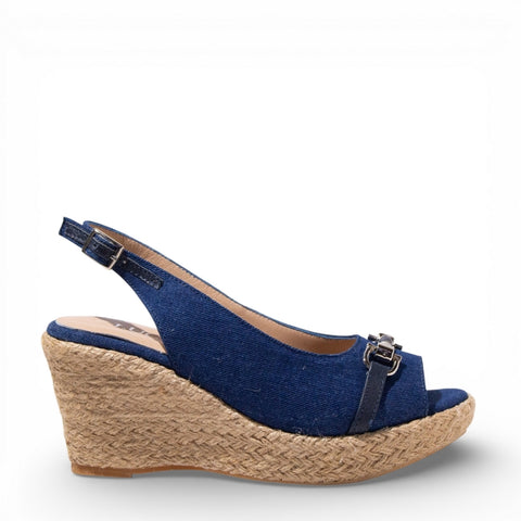 Women Blue Jeans Sandal #4898