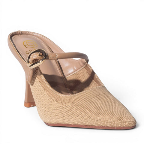 Europeon Union Women Cafe Cloth Heels #4967
