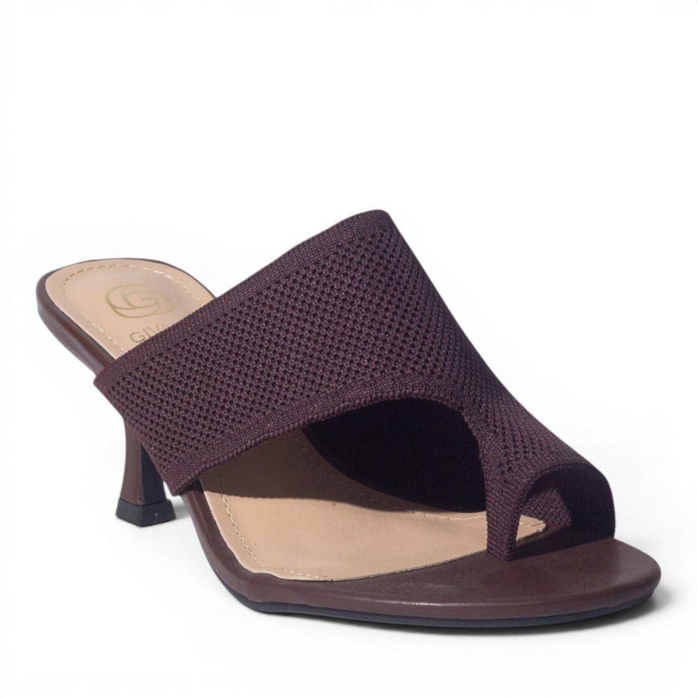 Europeon Union Women Brown Cloth Wedges #4973