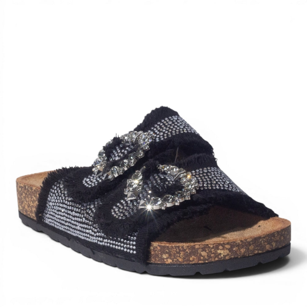 Europeon Union Women Blue Cloth Slipper #4999