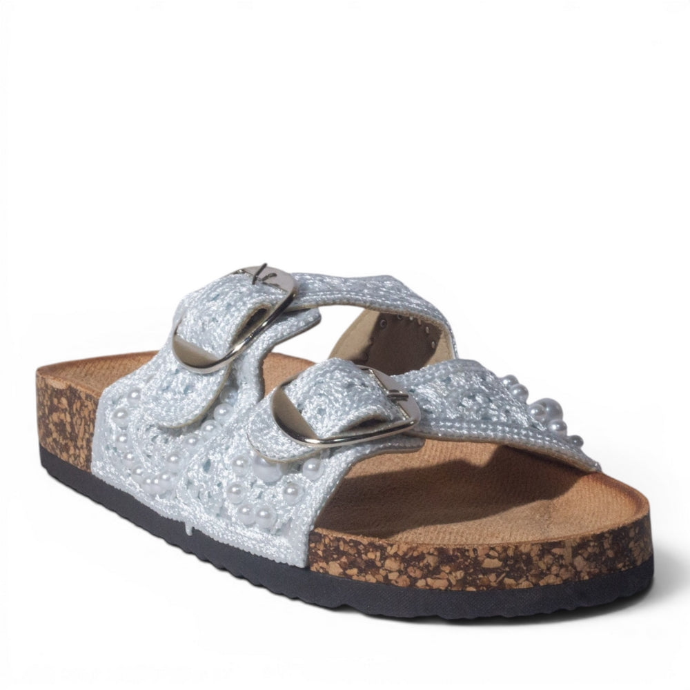Europeon Union Women White Cloth Slipper #5004