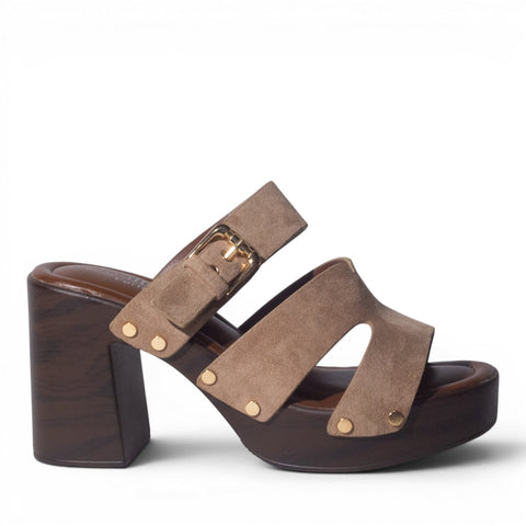 Europeon Union Women Cafe Chamois Wedges #5015