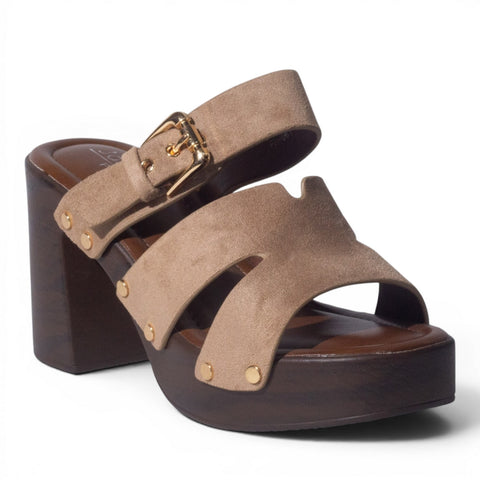 Europeon Union Women Cafe Chamois Wedges #5015