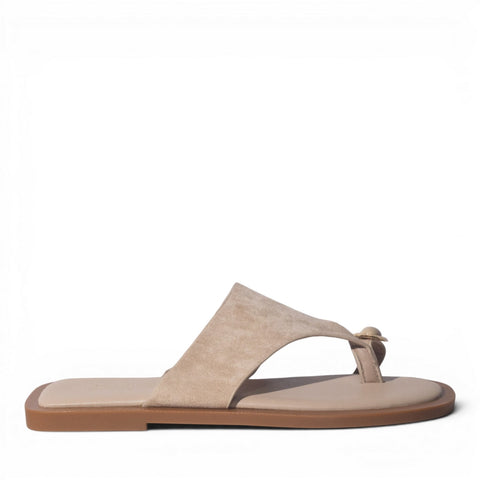 Europeon Union Women Beige Chamois Slipper #5019