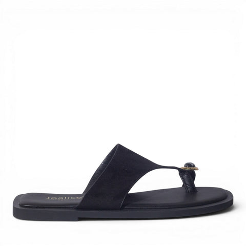 Europeon Union Women Black Chamois Slipper #5021